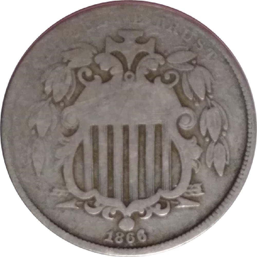 1866-Shield-Nickel-With-Rays